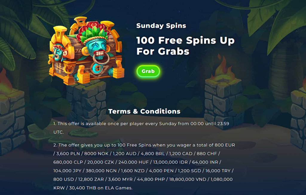 wazamba free spins casino bonus