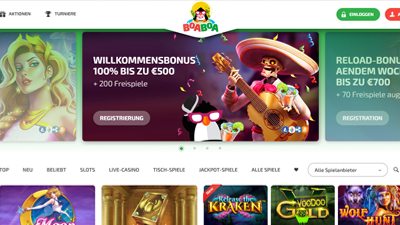 BoaBoa Casino – 100% Bonus bis 500 Euro plus 200 Freispiele