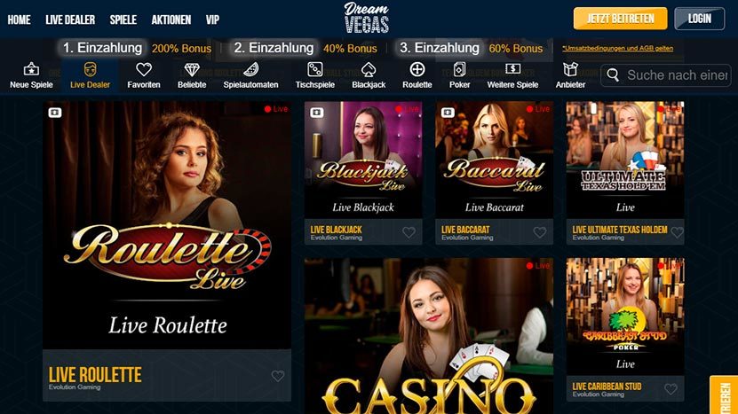 dream-vegas Was ist ein online Live Casino?